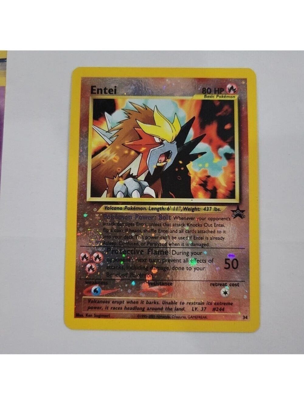 Pokemon Entei Card - Picture 2 of 7
